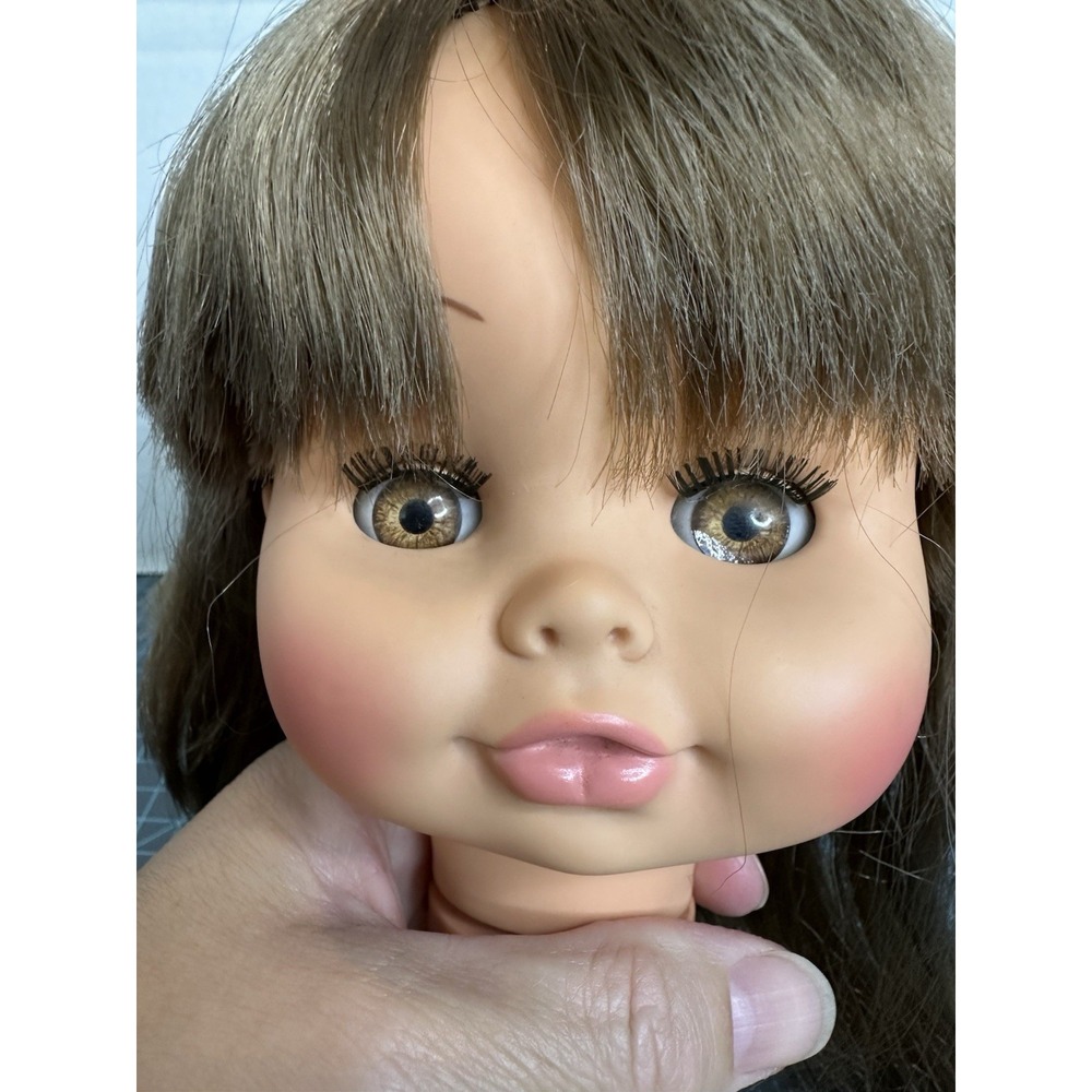 Famosa Doll Vintage Spain 20" Retro Nostalgic Toy Baby Soft Vinyl Head Only
